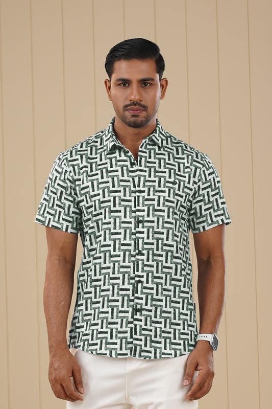 MEN'S HALF SLEEVE CASUAL SHIRT