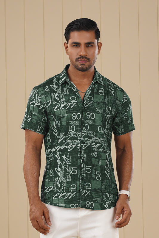 MEN'S HALF SLEEVE CASUAL SHIRT