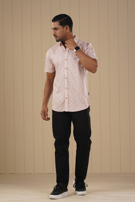 MEN'S HALF SLEEVE CASUAL SHIRT