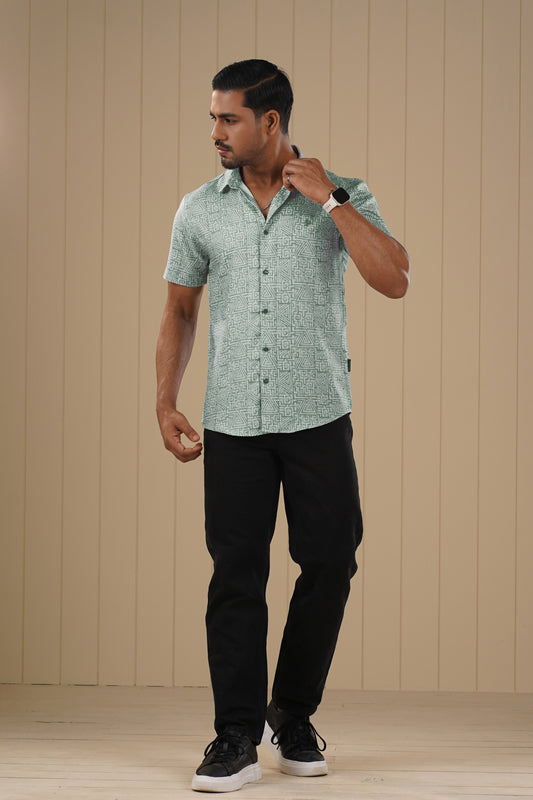 MEN'S HALF SLEEVE CASUAL SHIRT
