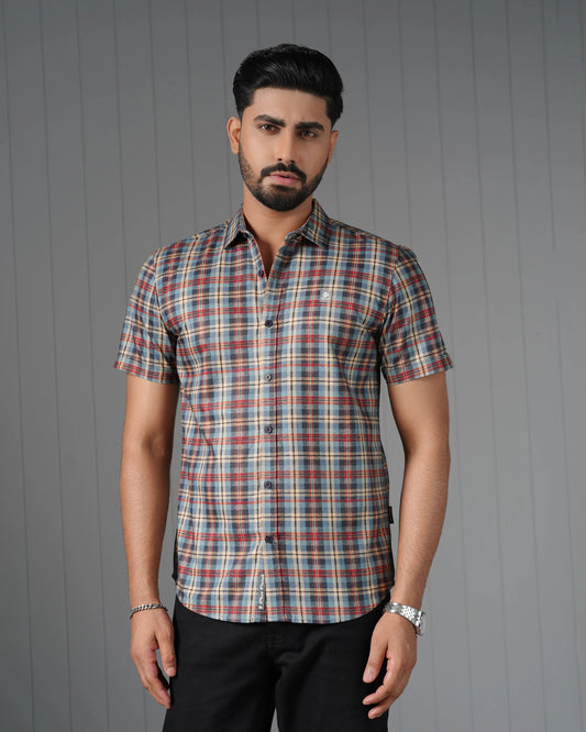 MEN'S HALF SLEEVE CASUAL SHIRT