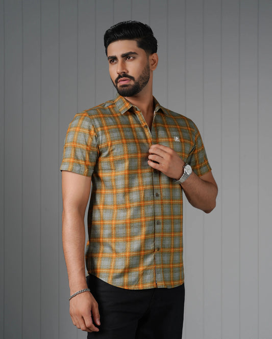 MEN'S HALF SLEEVE CASUAL SHIRT