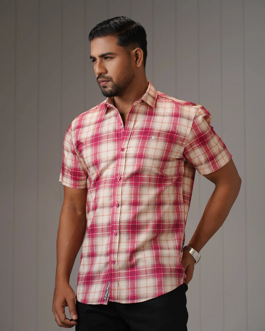 MEN'S HALF SLEEVE CASUAL SHIRT