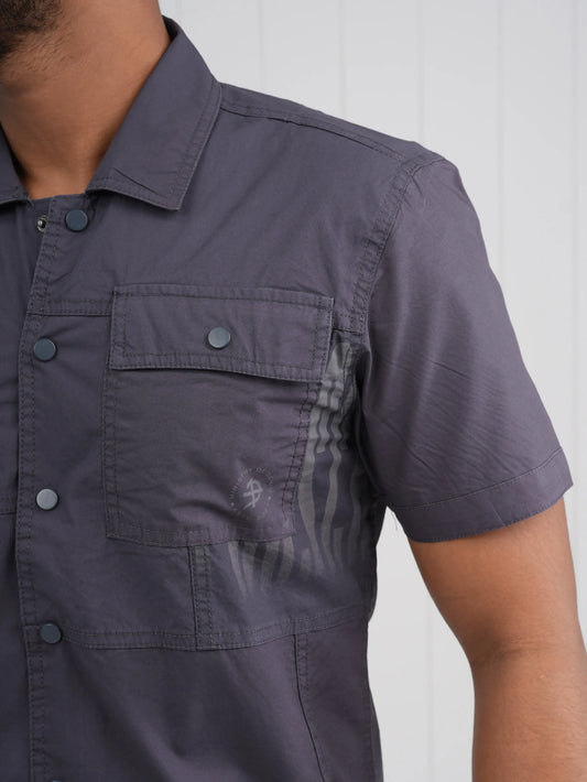 COTTON HALF SLEEVE SHIRT PLUS POINT
