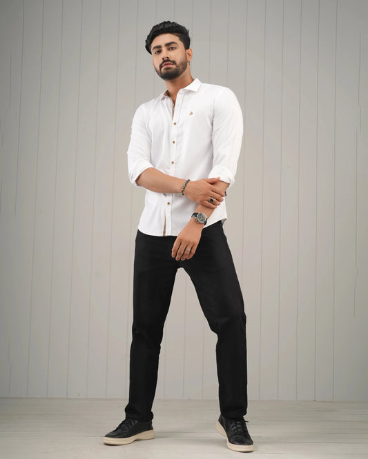 JACQUARD FORMAL SHIRT