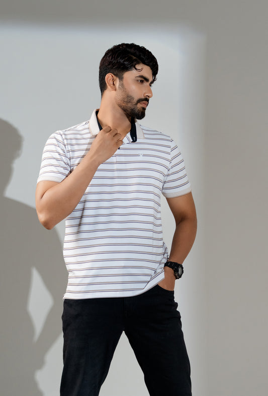 STRIPED POLO PLUS POINT