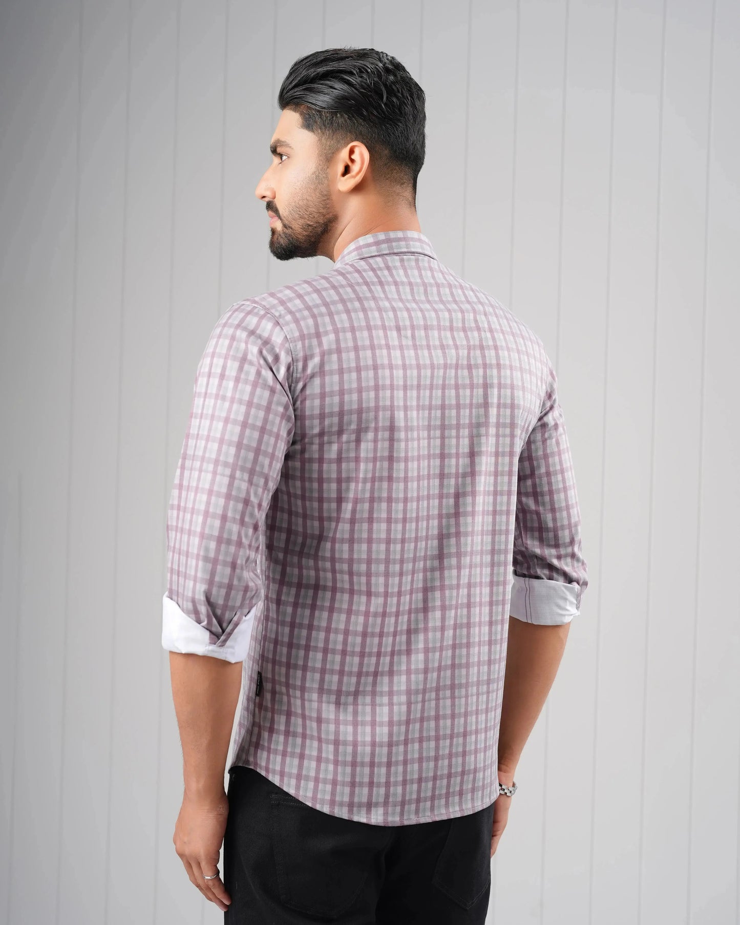 MEN'S FULL SLEEVE CASUAL SHIRT PLUS POINT