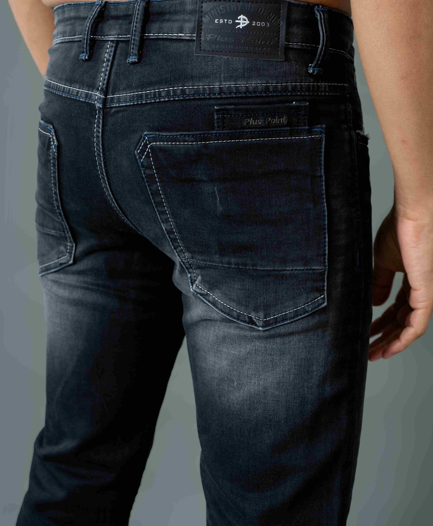 Denim Straight Leg Jeans