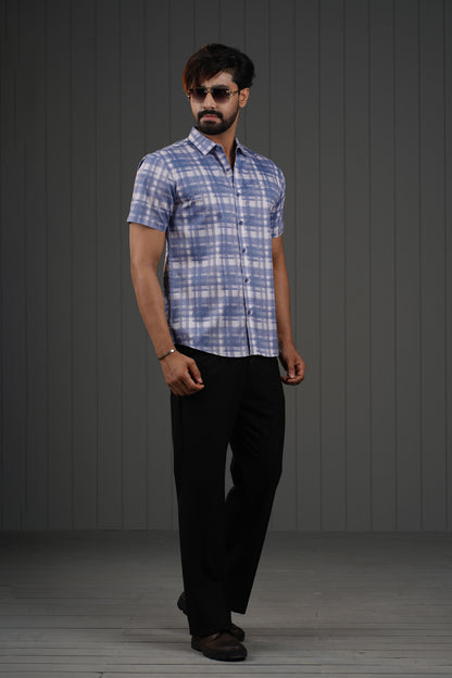 MEN'S HALF SLEEVE CASUAL SHIRT
