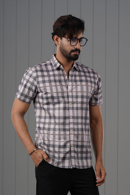 MEN'S HALF SLEEVE CASUAL SHIRT