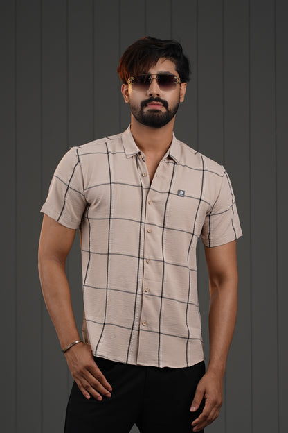 MEN'S HALF SLEEVE CASUAL SHIRT