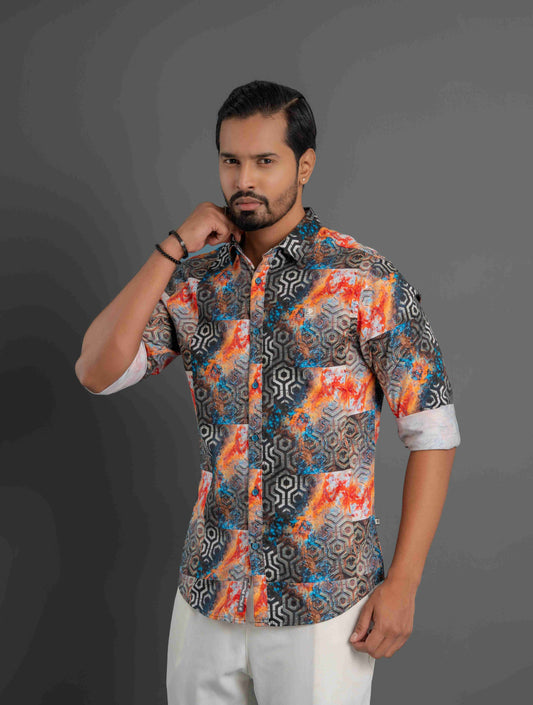 MENS-CASUAL SHIRT (F)