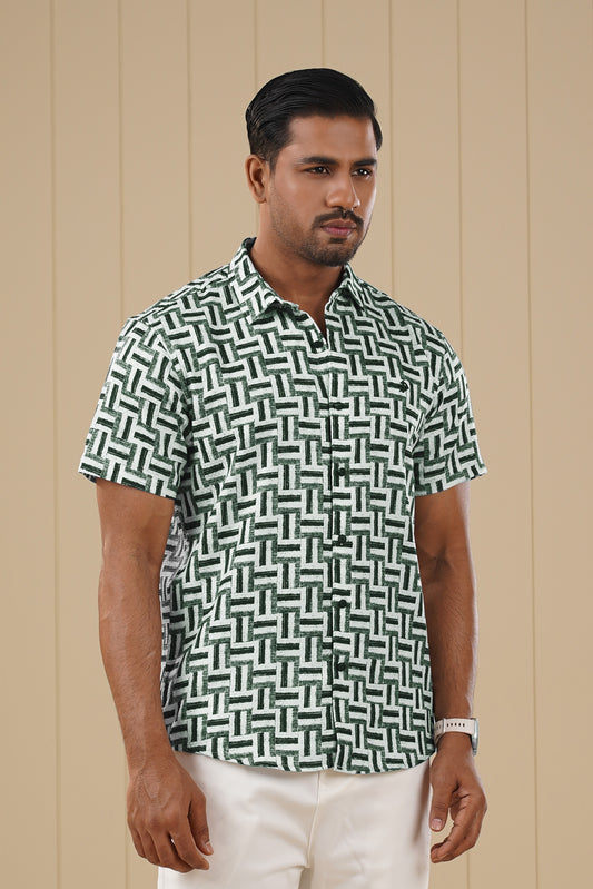 MEN'S HALF SLEEVE CASUAL SHIRT