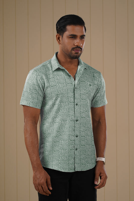 MEN'S HALF SLEEVE CASUAL SHIRT