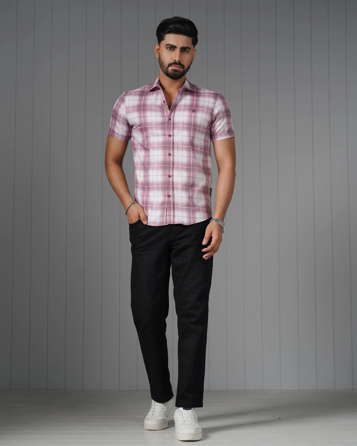 MEN'S HALF SLEEVE CASUAL SHIRT