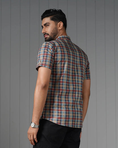 MEN'S HALF SLEEVE CASUAL SHIRT