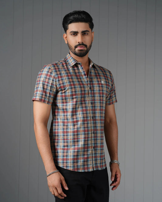 MEN'S HALF SLEEVE CASUAL SHIRT