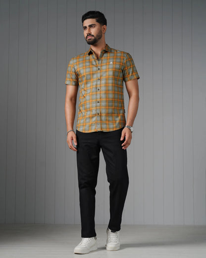 MEN'S HALF SLEEVE CASUAL SHIRT