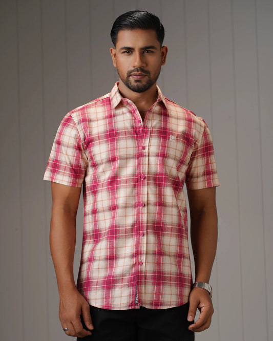MEN'S HALF SLEEVE CASUAL SHIRT