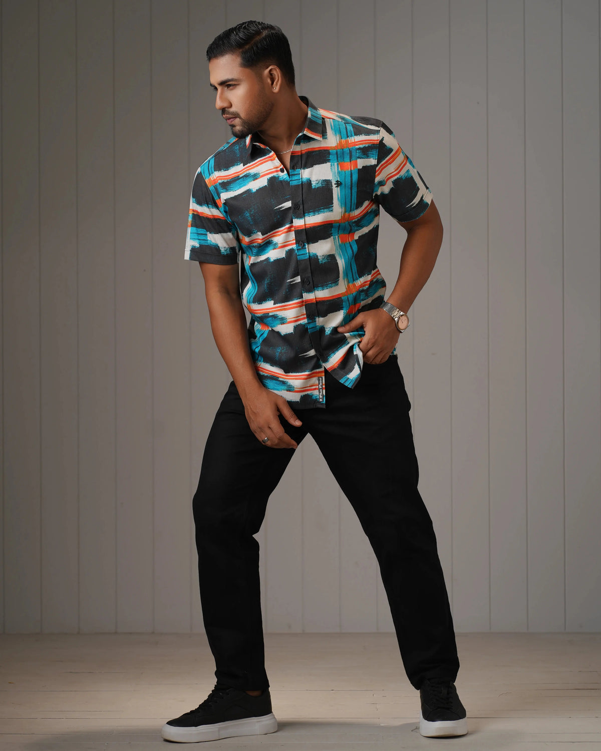 MEN'S HALF SLEEVE CASUAL SHIRT