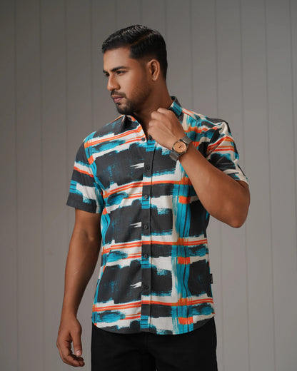 MEN'S HALF SLEEVE CASUAL SHIRT