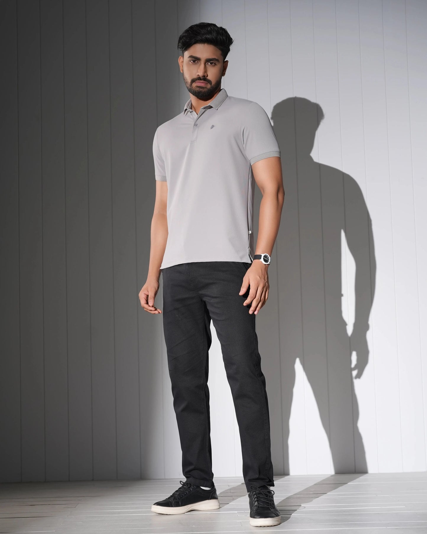 COTTON STRETCH POLO