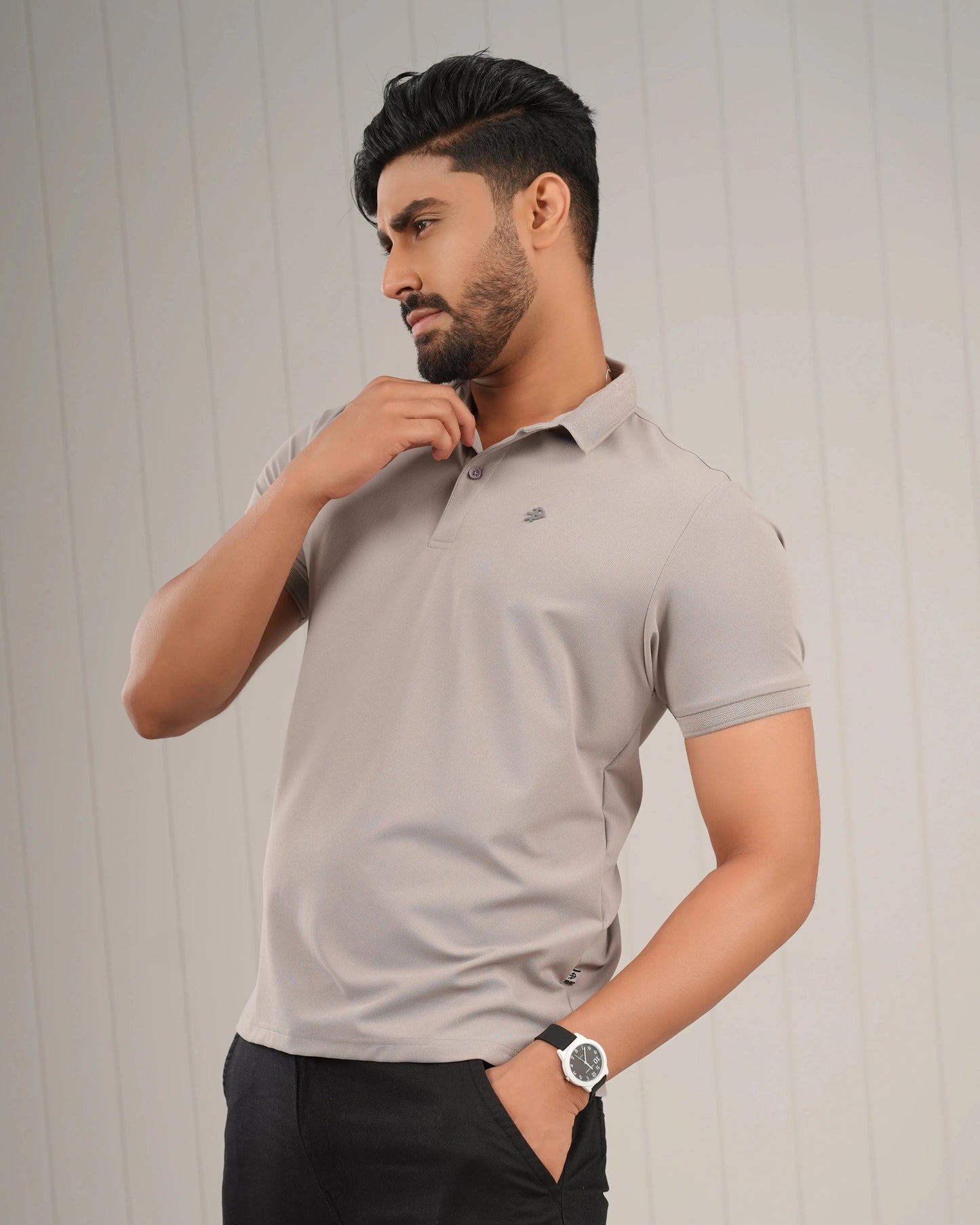 COTTON STRETCH POLO