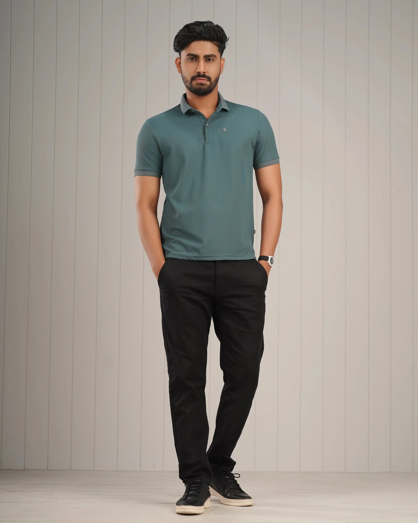 COTTON STRETCH POLO