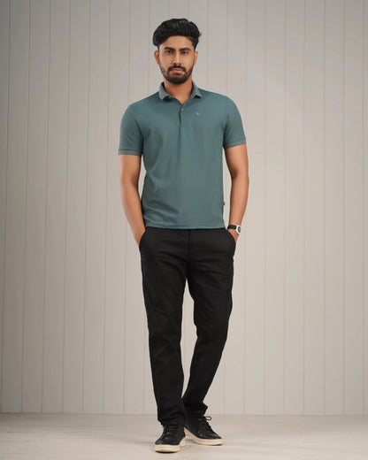 COTTON STRETCH POLO
