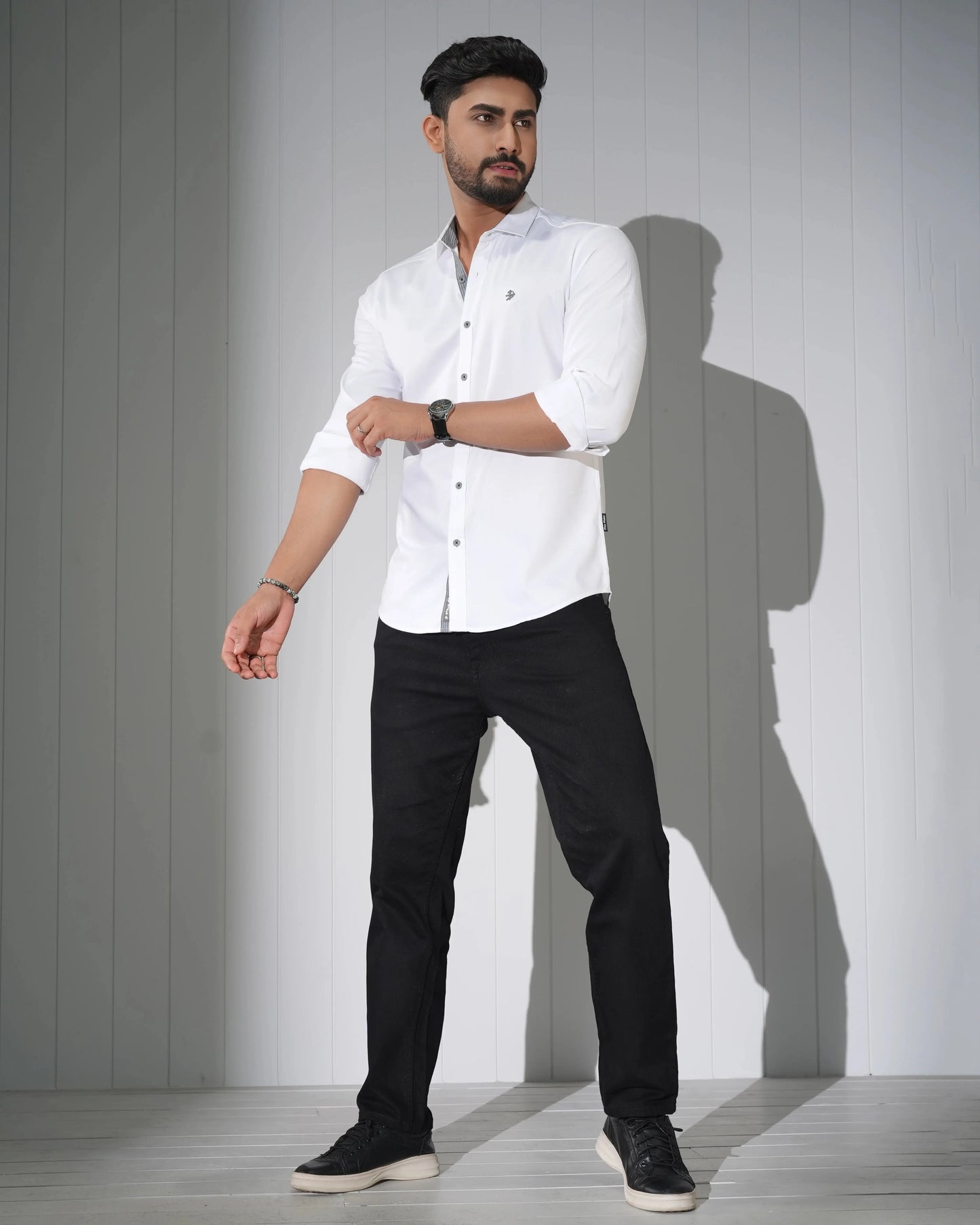 JACQUARD FORMAL SHIRT