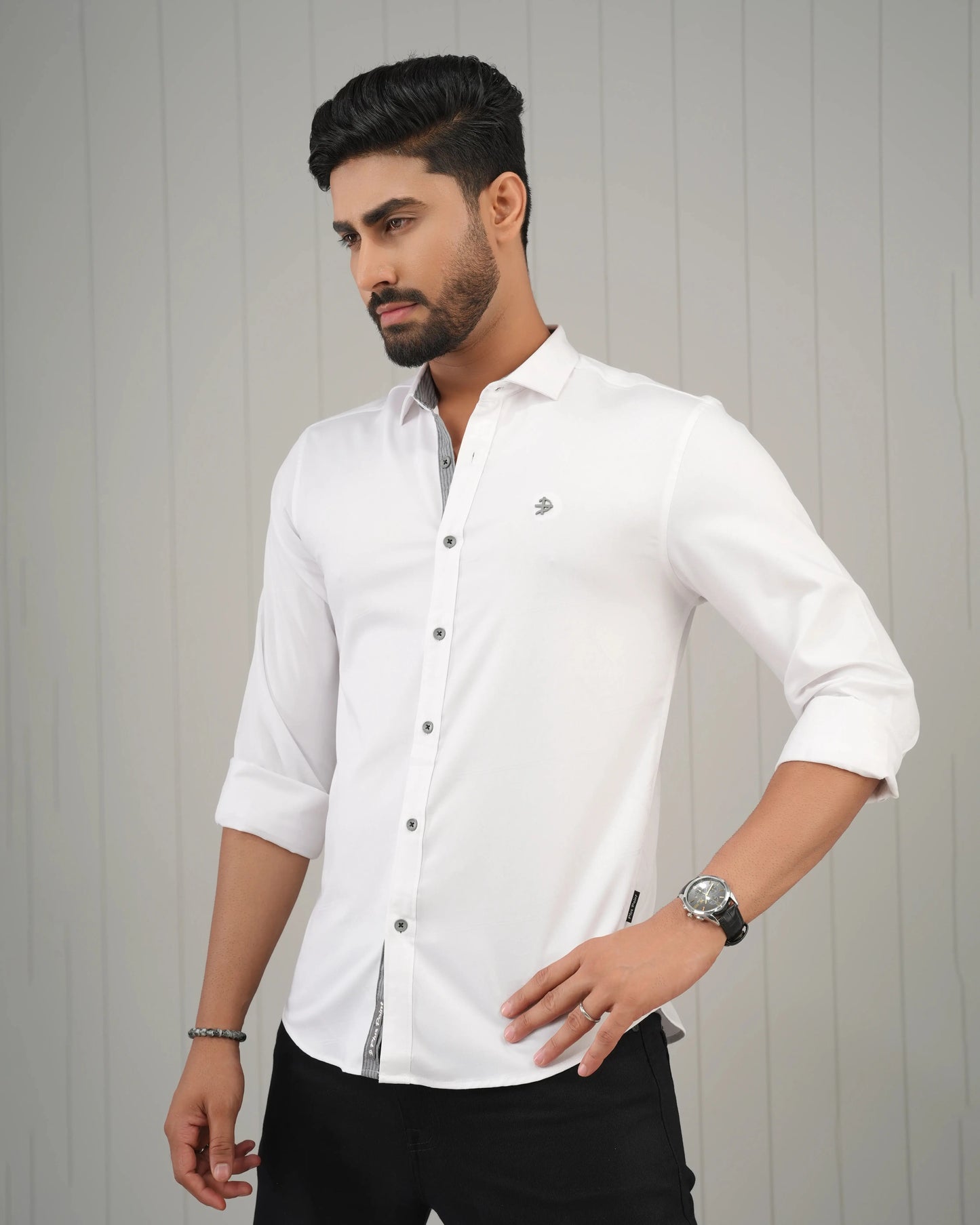 JACQUARD FORMAL SHIRT