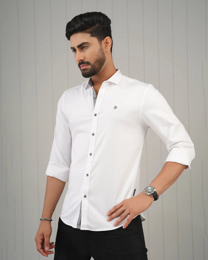 JACQUARD FORMAL SHIRT