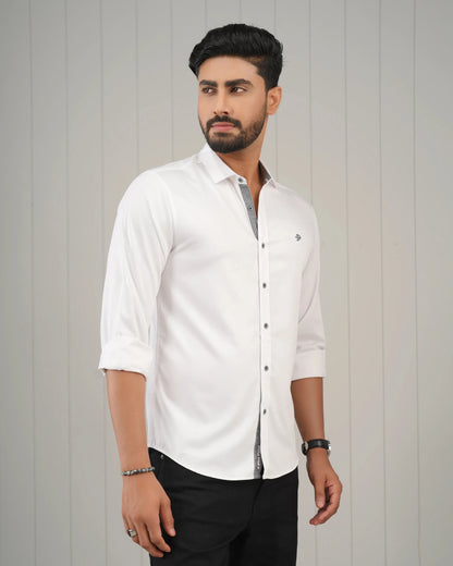 JACQUARD FORMAL SHIRT