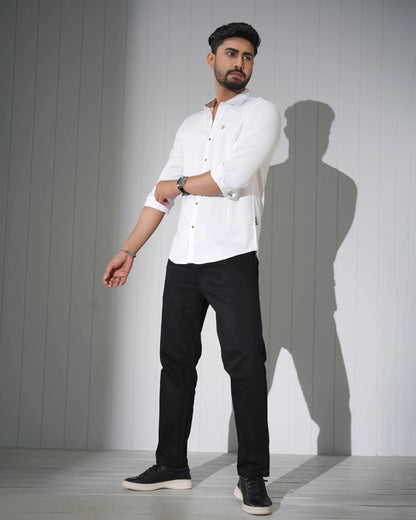 JACQUARD FORMAL SHIRT