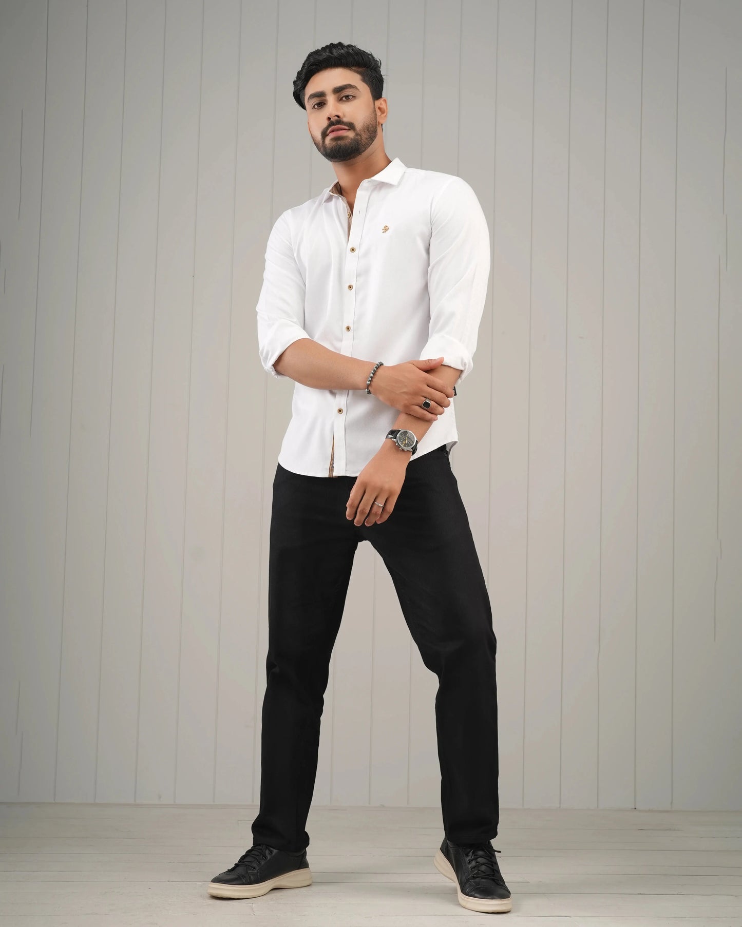 JACQUARD FORMAL SHIRT