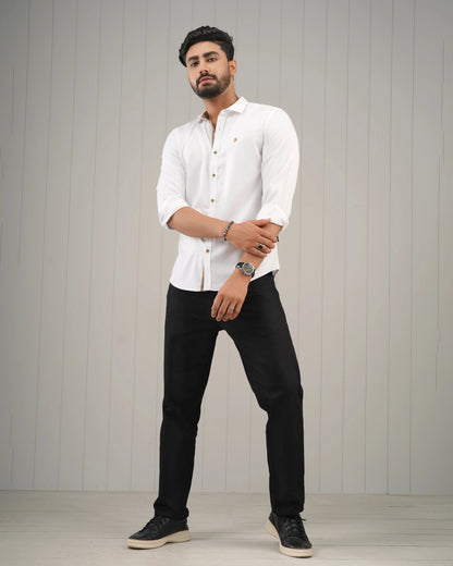 JACQUARD FORMAL SHIRT
