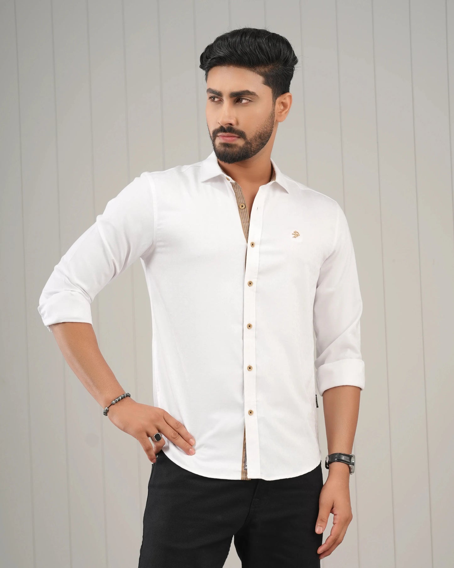 JACQUARD FORMAL SHIRT