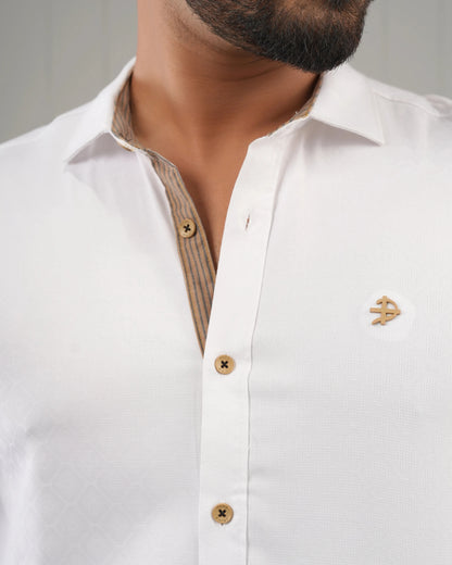 JACQUARD FORMAL SHIRT