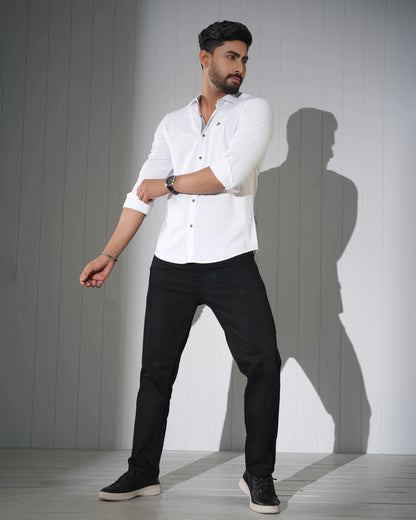 JACQUARD FORMAL SHIRT