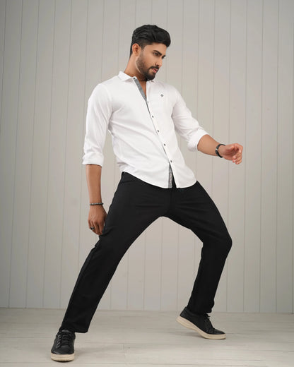 JACQUARD FORMAL SHIRT