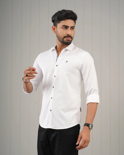 JACQUARD FORMAL SHIRT