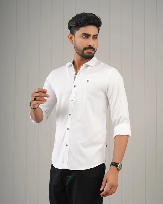 JACQUARD FORMAL SHIRT