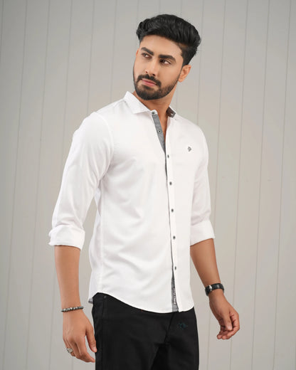 JACQUARD FORMAL SHIRT