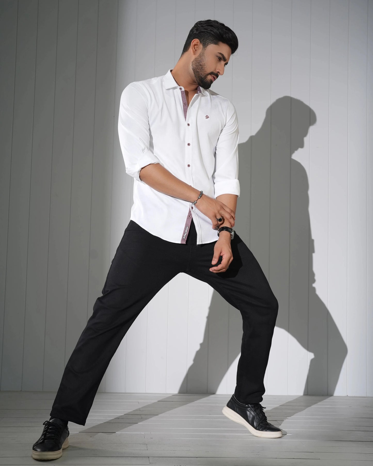 JACQUARD FORMAL SHIRT