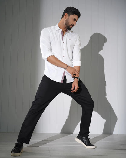 JACQUARD FORMAL SHIRT