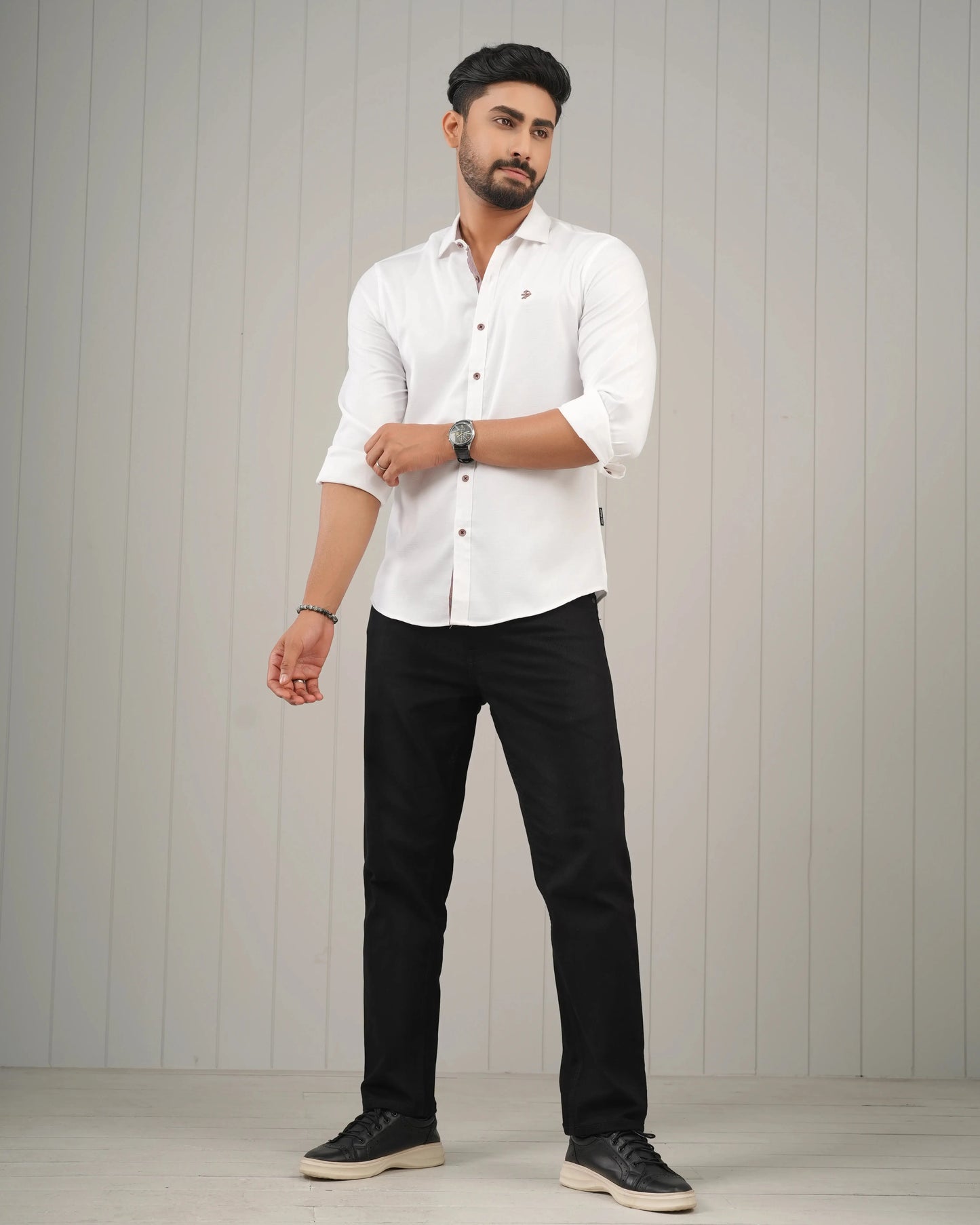 JACQUARD FORMAL SHIRT