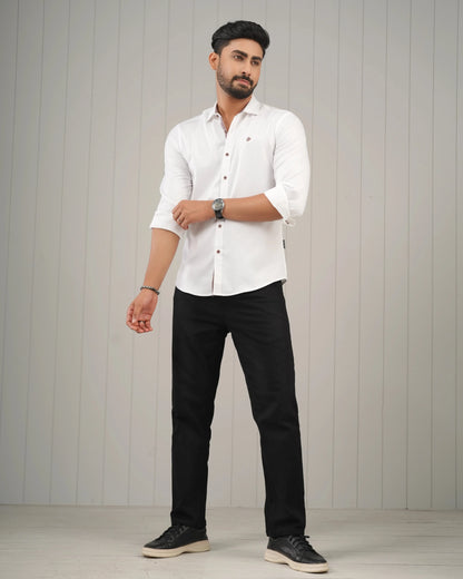 JACQUARD FORMAL SHIRT