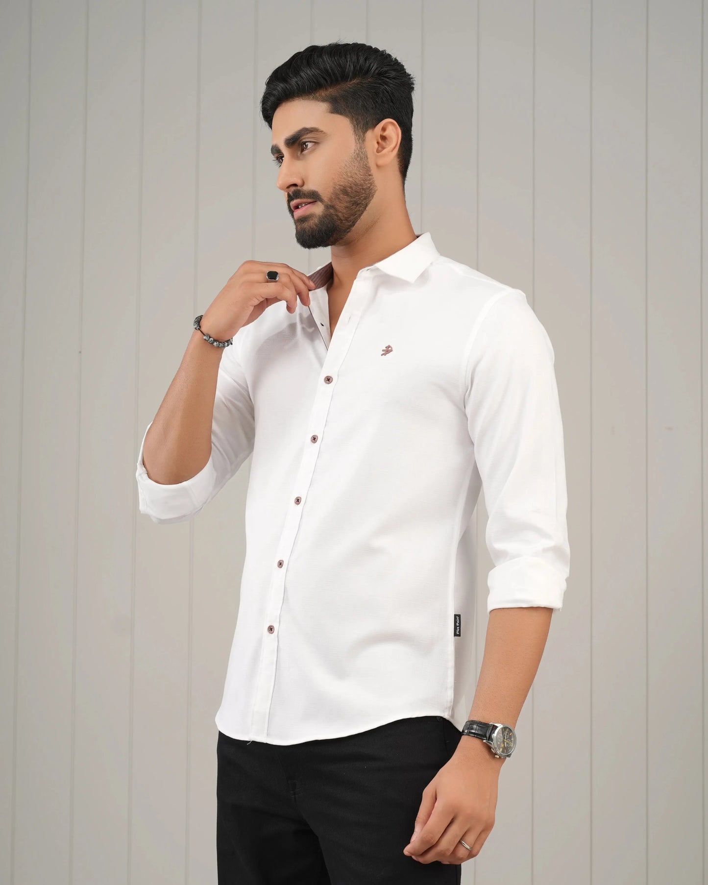 JACQUARD FORMAL SHIRT