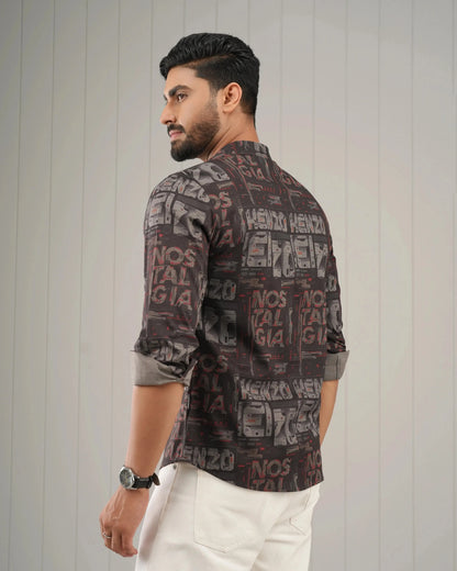 MEN'S FULL SLEEVE CASUAL SHIRT PLUS POINT
