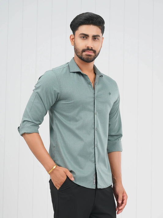 PLUS POINT Men's Jacquard Formal Shirt Bangladesh – 165 GSM Wedding Eid Buy Online BD